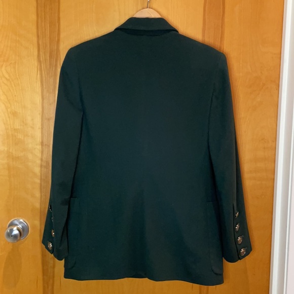 Escada blazer in Forrest green. - Picture 6 of 9